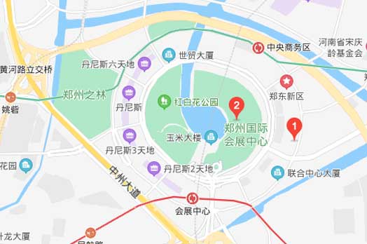 郑州家博会展馆CBD会展中心地图